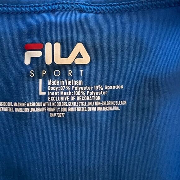 Awesome FILA Athletic Tank Large Excellent Condition - Picture 5 of 5